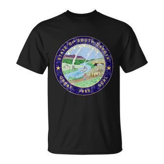 South Dakota Seal Tshirt Unisex T-Shirt - Monsterry UK