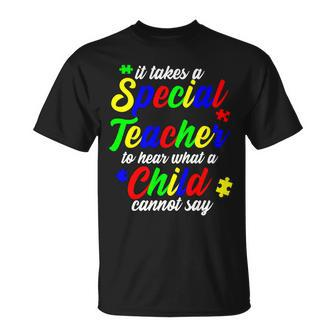 Special Autism Teacher T-Shirt - Thegiftio UK