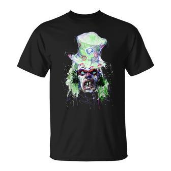 Spooky Clown Face Unisex T-Shirt - Monsterry UK