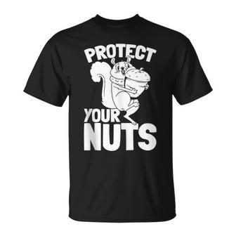 Squirrel Lover Protect Your Nuts Squirrel T-shirt - Thegiftio