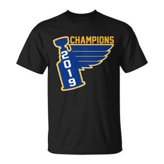 St Louis Hockey 2019 Champions Tshirt Unisex T-Shirt - Monsterry AU