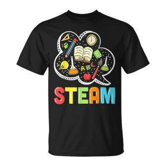 Steam Teacher And Student Back To School Stem Tee Unisex T-Shirt - Seseable
