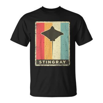 Stingray Lover Vintage Retro Poster Animal Tshirt Unisex T-Shirt - Monsterry CA