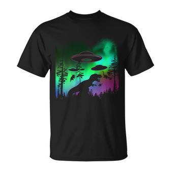 Storm Area 51 Alien Dinosaur Ufo Unisex T-Shirt - Monsterry CA