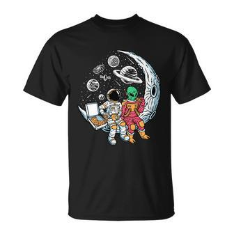 Stronauts And Aliens Chill Tshirt Unisex T-Shirt - Monsterry CA