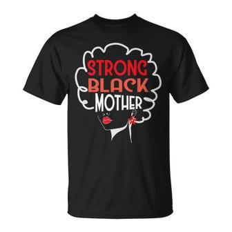 Strong Black Mother T-shirt - Thegiftio UK