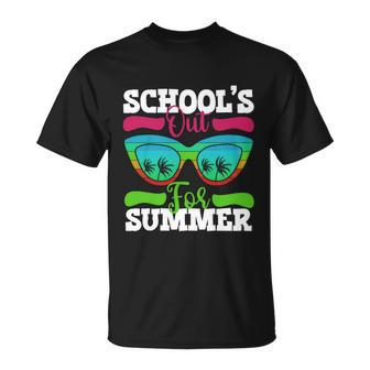 Summer Break 2022 Retro Summer Break Schools Out For Summer Cool Gift Unisex T-Shirt - Monsterry
