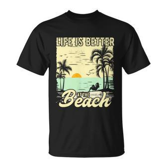 Summer Vacation Beach Vacation Life Is Better At The Beach V3 T-Shirt - Thegiftio UK