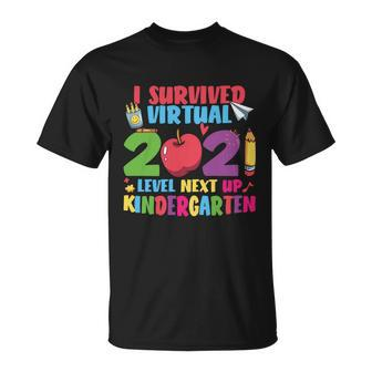 I Survived Virtual 2021 Pre Kindergarten Graphic Plus Size Shirt For Teacher T-shirt - Thegiftio UK