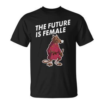 The Future Is Female Funny Splinter Meme Unisex T-Shirt - Monsterry