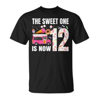The Sweet One Is Now 12 Years Old 12Th Birthday Ice Cream Unisex T-Shirt - Seseable