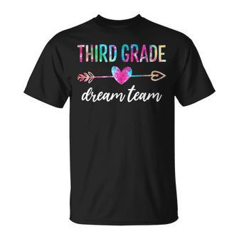 Third Grade Dream Team Students Teachers Back To School T-shirt - Thegiftio UK