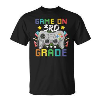 Third Grade Back To School Video Gamer Game On 3Rd Grade T-shirt - Thegiftio UK
