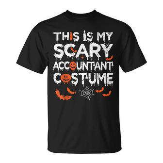 This Is My Scary Accountant Costume Funny Halloween Men Women T-shirt Graphic Print Casual Unisex Tee - Thegiftio UK