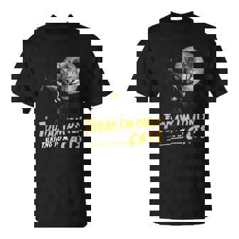 Today Im Only Talking To My Cats Moon Lucky Black Cat T-shirt - Thegiftio