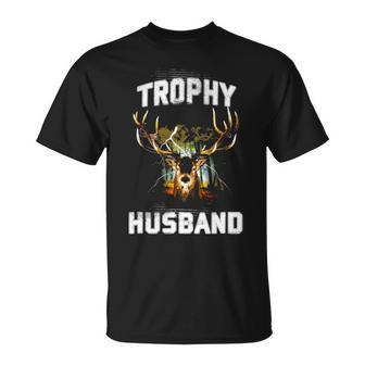 Trophy Husband Hunting Hunter Back T-shirt - Thegiftio UK