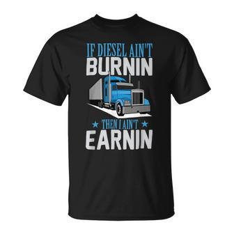 Trucker Truck Driver Funny S Trucker Semitrailer Truck Unisex T-Shirt - Seseable