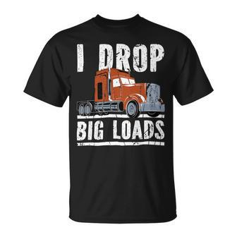 Trucker Trucker Accessories For Truck Driver Diesel Lover Trucker_ V2 Unisex T-Shirt - Seseable