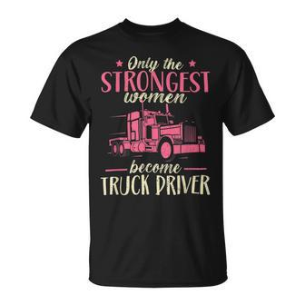 Trucker Trucker Accessories For Truck Driver Motor Lover Trucker_ V21 Unisex T-Shirt - Seseable