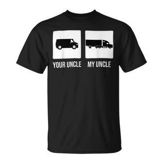 Trucker Trucker Uncle Truck Driver Trucking Trucks Unisex T-Shirt - Seseable