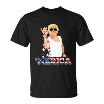 Trump Bae Funny 4Th Of July Trump Salt Freedom Unisex T-Shirt - Monsterry UK