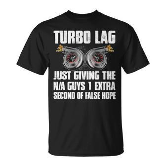 Turbo Lag Unisex T-Shirt - Seseable