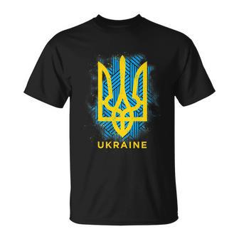 Ukraine Flag Symbol Tshirt Unisex T-Shirt - Monsterry