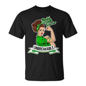 Unbreakable Mental Health Warrior Tshirt Unisex T-Shirt - Monsterry AU