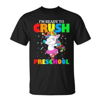 Unicorn Im Ready To Crush Preschool V2 Unisex T-Shirt - Monsterry UK