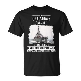 Uss Abbot Dd Unisex T-Shirt - Monsterry