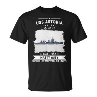 Uss Astoria Cl 34 Ca Unisex T-Shirt - Monsterry AU