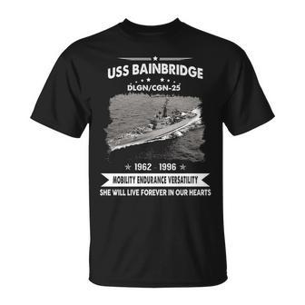 Uss Bainbridge Cgn 25 Dlgn Unisex T-Shirt - Monsterry DE