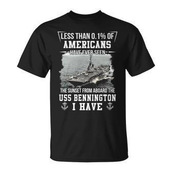 Uss Bennington Cv 20 Sunset Unisex T-Shirt - Monsterry DE