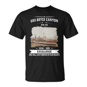 Uss Bryce Canyon Ad Unisex T-Shirt - Monsterry