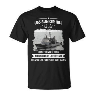 Uss Bunker Hill Cg V2 Unisex T-Shirt - Monsterry DE