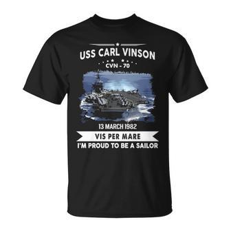 Uss Carl Vinson Cvn V3 Unisex T-Shirt - Monsterry