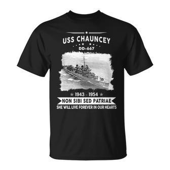 Uss Chauncey Dd Unisex T-Shirt - Monsterry DE