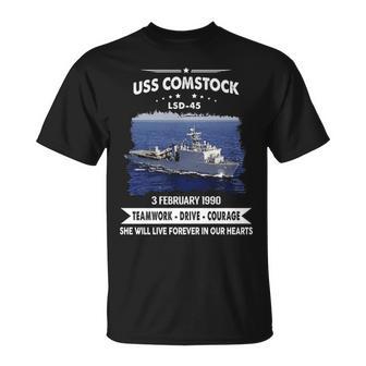 Uss Comstock Lsd V2 Unisex T-Shirt - Monsterry