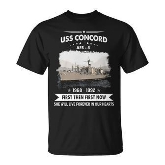 Uss Concord Afs Unisex T-Shirt - Monsterry