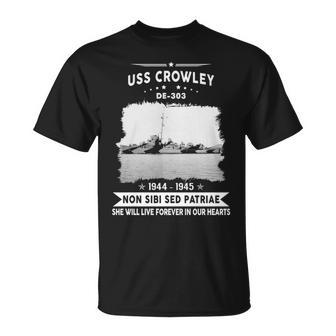 Uss Crowley De-303 Destroyer Escort Unisex T-Shirt - Monsterry AU