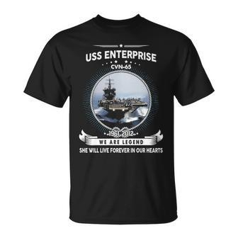 Uss Enterprise Cvn V4 Unisex T-Shirt - Monsterry UK