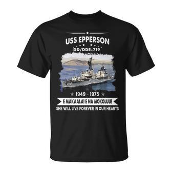 Uss Epperson Dd 719 Dde Unisex T-Shirt - Monsterry AU