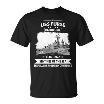 Uss Furse Dd 882 Ddr V2 Unisex T-Shirt - Monsterry