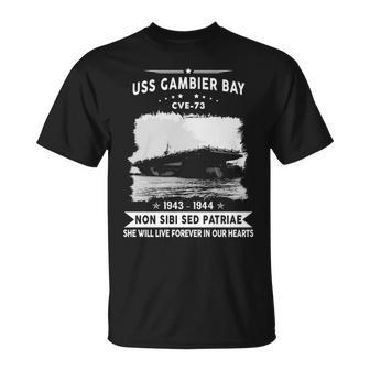 Uss Gambier Bay Cve V2 Unisex T-Shirt - Monsterry CA