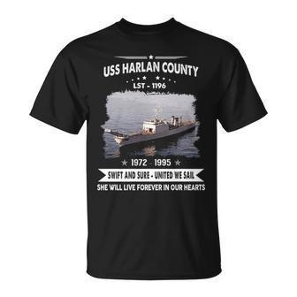 Uss Harlan County Lst Unisex T-Shirt - Monsterry