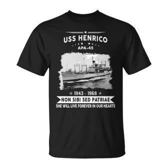 Uss Henrico Apa Unisex T-Shirt - Monsterry