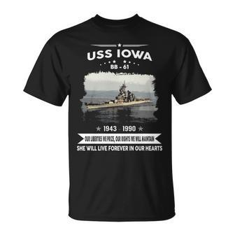 Uss Iowa Bb Unisex T-Shirt - Monsterry AU