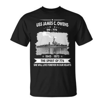 Uss James C Owens Dd Unisex T-Shirt - Monsterry