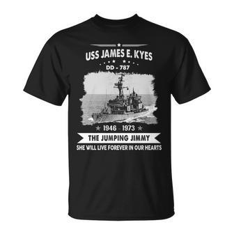 Uss James E Kyes Dd Unisex T-Shirt - Monsterry DE