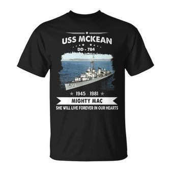 Uss Mckean Dd Unisex T-Shirt - Monsterry CA